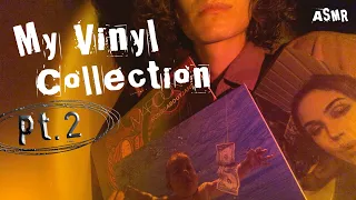 ASMR | My Vinyl Collection Pt.2 | Vinyl Tapping, Show & Tell, Whispering