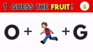 Can you guess the fruit  by  emojis? I part -2 |emoji puzzles