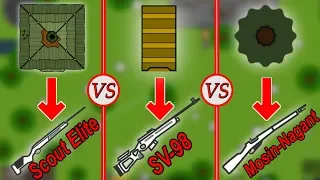 SV-98 vs MOSIN-NAGANT vs SCOUT ELITE | SURVIV.IO