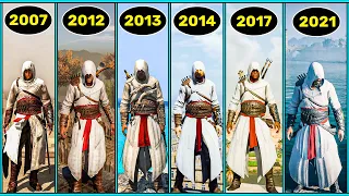 Evolution of Official ALTAIR'S OUTFIT in Assassin's Creed Games (2007-2021)