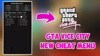 GTA Vice City Mod Menu | GTA Vice City Cheat Menu