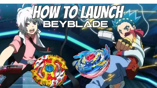 How To Launch Your Beyblade | Beyblade Launching techniques for new bladers