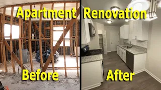 4 Month Apartment Renovation - Gut Job Rebuild - Timelapse Edition [#16]