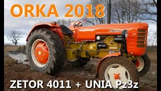 Plowing ZETOR 4011 + plow UNIA Pz3Z