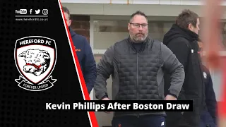 INTERVIEW | Assistant Manager, Kevin Phillips, After Drawing with Boston