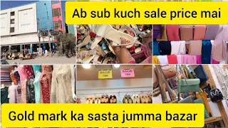 Goldmark Ka Sasta Jumma Bazar| bags, heels, suits, jewellery| sub kuch ab sale price maiiii......