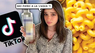 JE MANGE DES RECETTES TIKTOK PENDANT 24H | Andie Ella