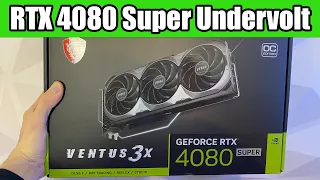 Undervolt your RTX 4080 Super for more FPS and Lower Temperature! - Tutorial