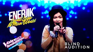 Prisellia Kiansty - Its Man World | Blind Auditions | The Voice Kids Indonesia Season 4 GTV 2021