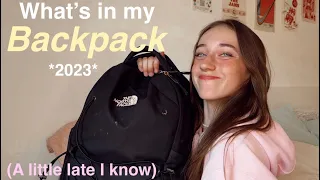 my very late WHAT'S IN MY BACKPACK!