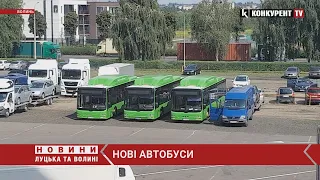 Зелені! Луцьком їздитимуть нові автобуси