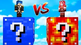 Minecraft ITA - LUCKY BLOCK D'ACQUA VS LUCKY BLOCK DI LAVA!!