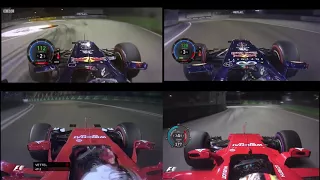 All Sebastian Vettel Singapore Pole Laps (2011, 2013, 2015, 2017)