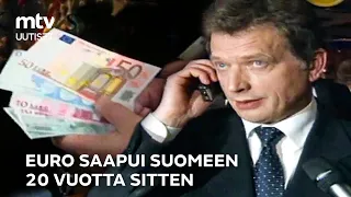 💶 Näin ensimmäisiä euroja jonotettiin Helsingissä 20 vuotta sitten!