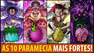 AS 10 MELHORES AKUMA NO MI PARAMECIA!