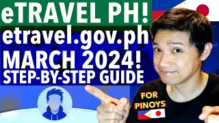 🇯🇵🇵🇭 MARCH 2024 LATEST STEP-BY-STEP GUIDE eTRAVEL GOV.PH REGISTRATION TRAVEL #ninjawifi #etravel