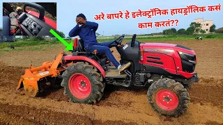 ट्रॅक्टर आहे की विमान काही समजत नाही 🚜✈️😲 / Mahindra oja electronic hydrolic system demo 🤔🤔