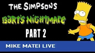 Bart's Nightmare (SNES) attempt 2 - Mike Matei Live