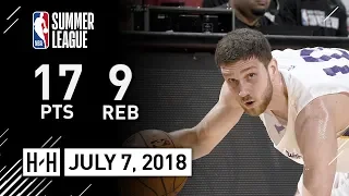 Svi Mykhailiuk Full Highlights vs 76ers (2018.07.07) NBA Summer League - 17 Pts, 9 Reb