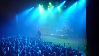 Cradle of Filth - Creatures From The Black Abyss tour - Band enters stage - Haarlem 7-11-2012