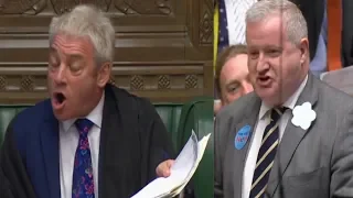 Speaker Bercow cuts off SNP Ian Blackford as Commons descends into chaos – 'what is this?'