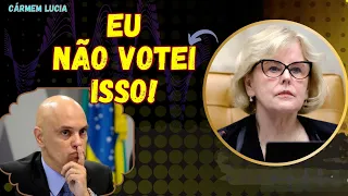 STF: Sem citar Moraes, Cármen rebate colega no STF: "Não votei isso"