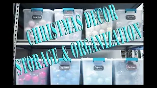 CHRISTMAS DECOR - STORAGE & ORGANIZATION