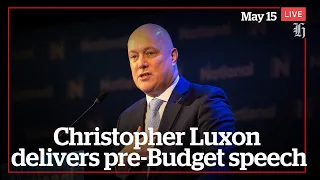 Christopher Luxon delivers pre-Budget speech