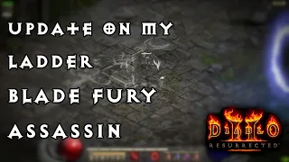Update on my Ladder Blade Fury Assassin - Diablo 2 Resurrected