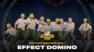 VOLGA CHAMP XIII |BEST SHOW BEGINNERS level 1 | effect DOMINO