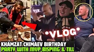 Khamzat Chimaev CELEBRATES His Birthday With Michael Page, Darren Till & Michael Bisping (VIDEO)