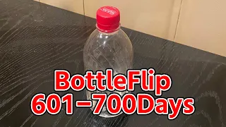 Daily Bottle Flip Challenge day 601-700 | GENN.