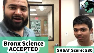 Bronx Science Accepted with 530 SHSAT Score | Bobby-Tariq Tutoring Center