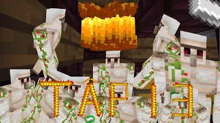 Minecraft Bedrock Sinh tồn tập 13 - Farm sắt và quỷ lửa!