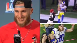 Cooper Kupp interviewed day after winning Super Bowl 56 MVP (Press Conference + Highlights)