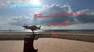 San Javier, Murcia famous airplane statues, you must see these! #ourplaceinthesun