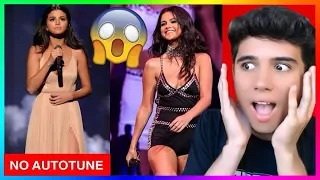 Proof Selena Gomez CAN Sing - Best Live Vocals, No Autotune Reaction