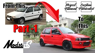 Maruti Suzuki Zen Modified By Modsters Automotive  | Built Not Bought | Part 1 - "POCKET ROCKET"