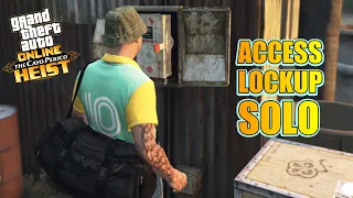 How to access the north dock lockup without a second player #Cayo Perico Heist Gta Online