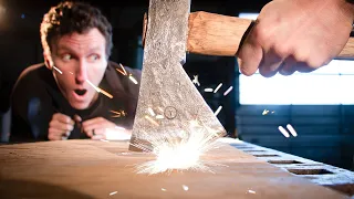 Can my AXE cut TITANIUM??