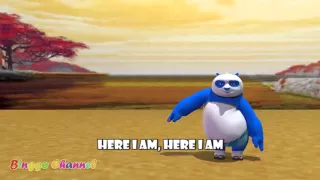 Po Kung Fu Panda Finger Family   Nursery Rhymes   3D Animation In HD From Binggo Channel