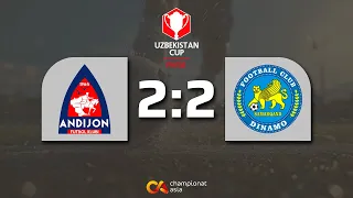 O'zbekiston kubogi. Andijon - Dinamo 2:2. Highlights (13.04.2024)