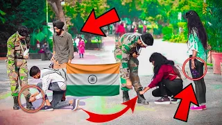 AN INJURED SOLDIER PEOPLE HELP OR NOT || SOCIAL EXPERIMENT|| ARMY PRANK IN INDIA MR CINCINNATI PRANK