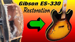 Gibson es 330 cutaway restoration