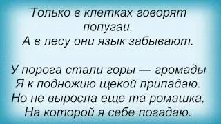 Слова песни Таня Тишинская - Солнечный зайчик