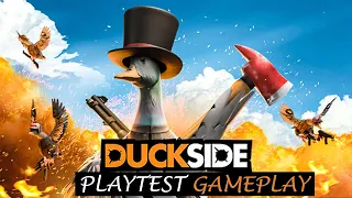 DUCKSIDE - Playtest Gameplay Video 2024 (PC) - Rust/DayZ/PVPVE/Survival/Crafting - First 22 Minutes