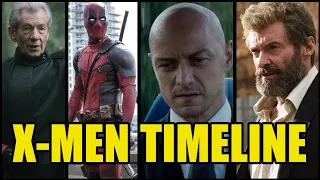 X-Men COMPLETE Movie Timeline Explained! (W/ The New Mutants)