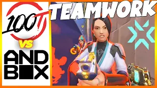 TEAMWORK! 100T vs ANDBOX HIGHLIGHTS - VCT S2 Challengers 1 NA VALORANT Tournament