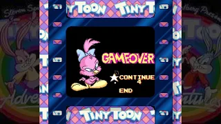 Tiny Toon Adventures: Buster Busts Loose - Game Over (SNES)