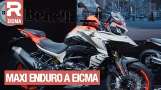 EICMA 2021 le  migliori maxi enduro - Benelli TRK 800 LXP Project, CFMoto 800MT, Triumph Tiger 1200